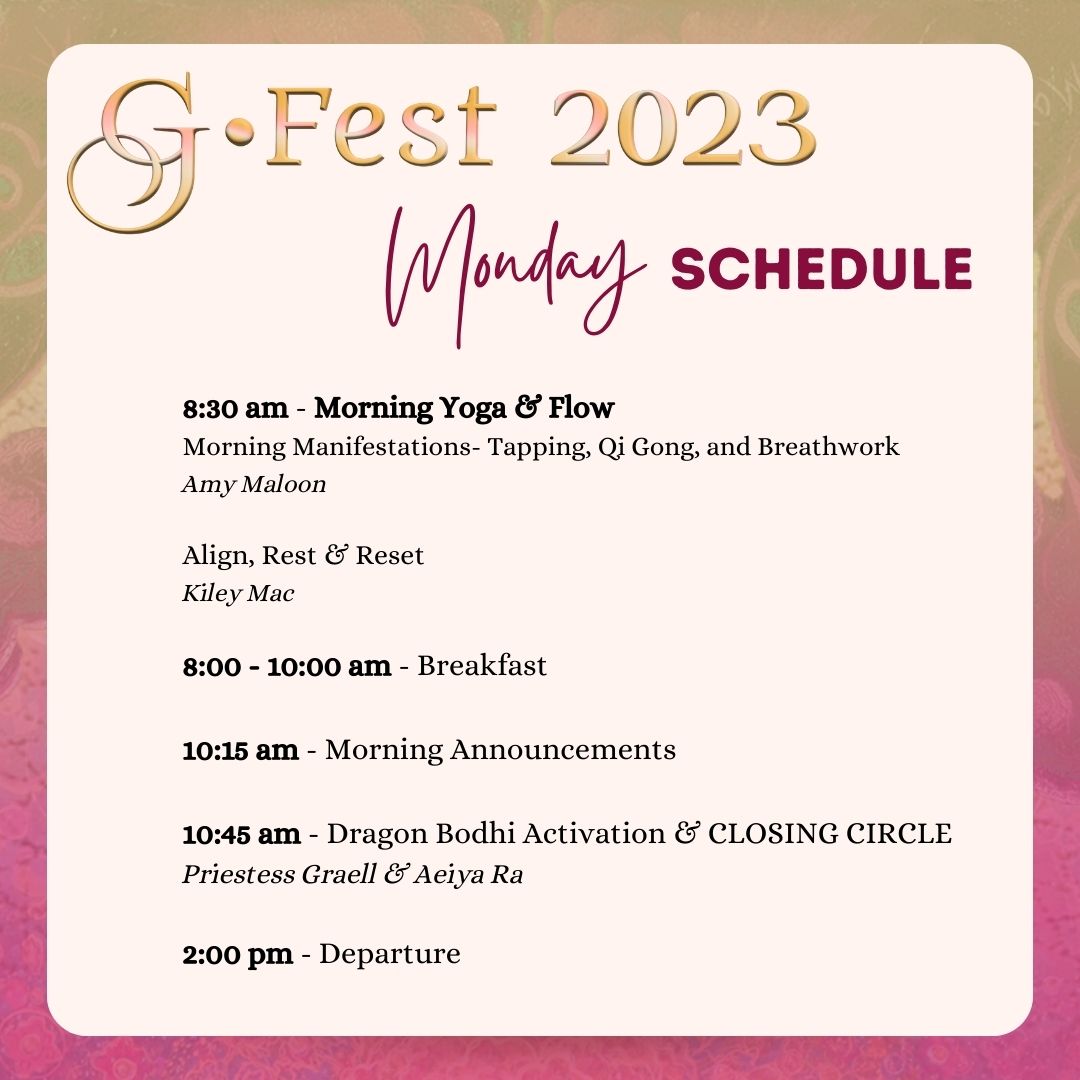 Schedule Gfest 2023