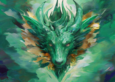 Summer Emerald Dragon Activation with touches of Gold